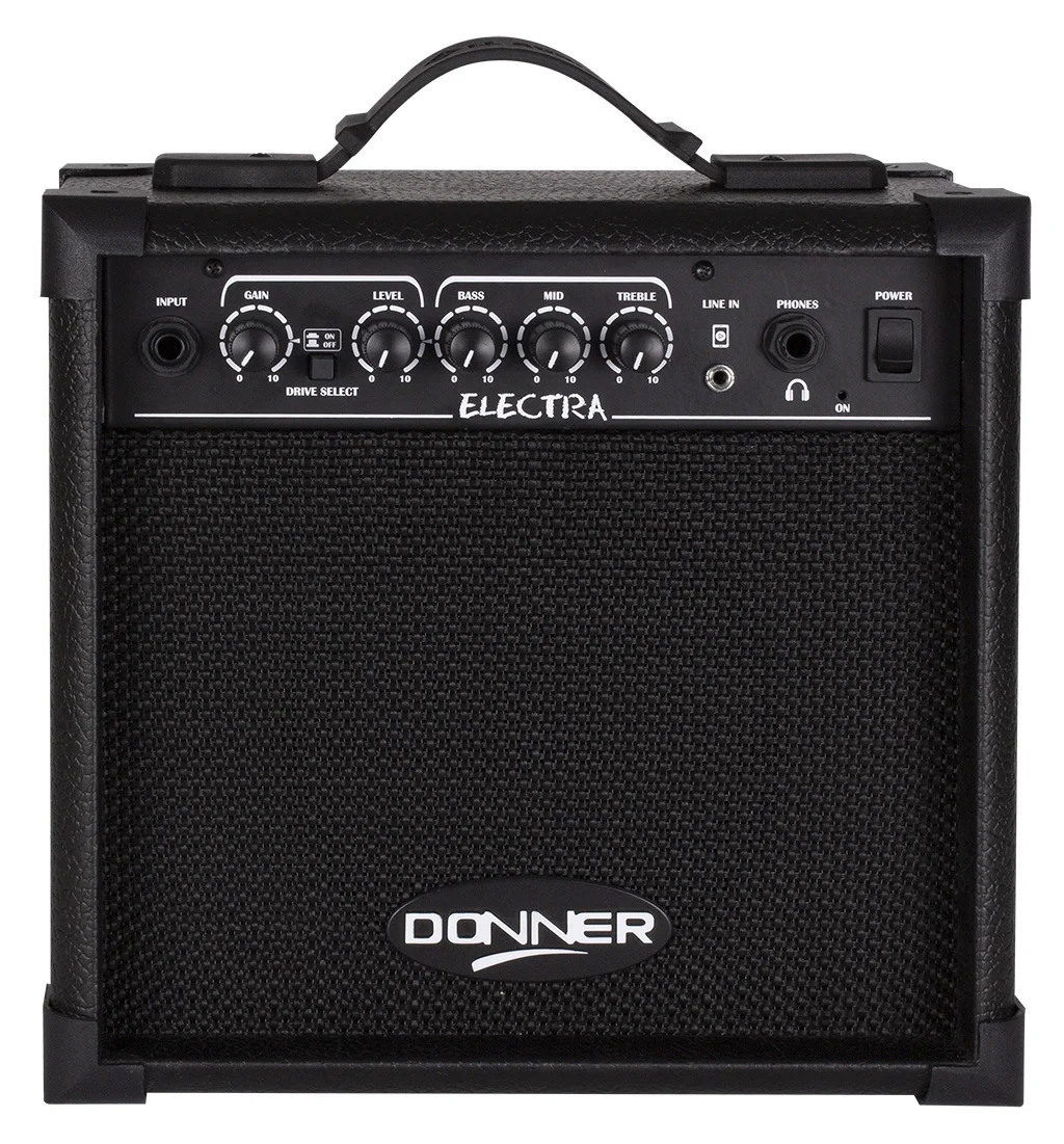 DONNER CUBO ELECTRA GUITARRA 6POL 15WRMS — Eletrônica GPL